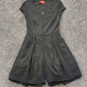 Kirna Zabete- 2000s Zip Front Dress